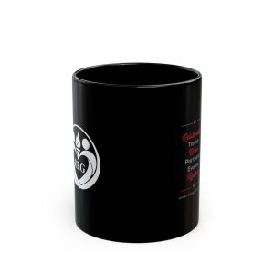 Relationships Thrive When Partners Evolve Together Mug | Black Ceramic